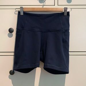 Navy Blue Old Navy Active Biker Shorts